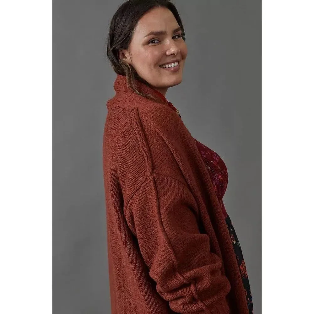 Anthropologie Leo & Viola Isla Marled Cardigan Size 2X. B24 - Picture 6 of 12